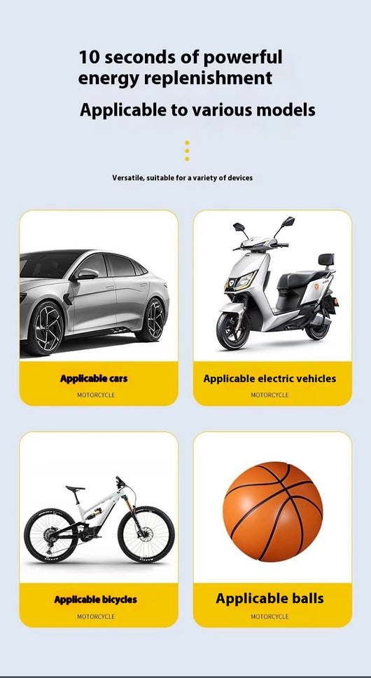 Bomba de Aire Portátil de Alta Presión para Motos y Autos - Image 13