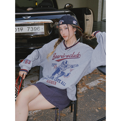 Suéter Vintage Americano con Estampado de Esquí - Image 10