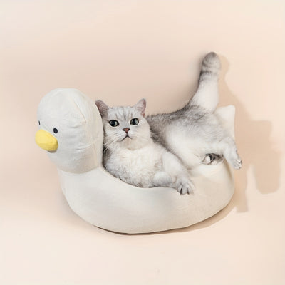 Cama Ortopédica para Mascotas en Forma de Pato - Sofá Acogedor para Perros y Gatos - Image 11