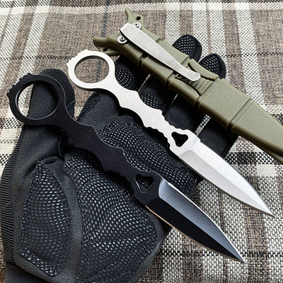 Cuchillo de Supervivencia Táctico de Hoja Recta - Defensa y Resistencia Extrema - Image 8
