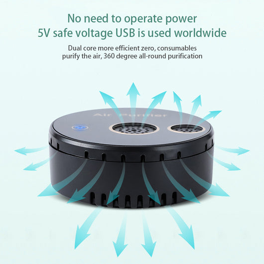 Purificador de Aire Solar Portátil con Esterilización y Eliminación de Formaldehído - Image 5