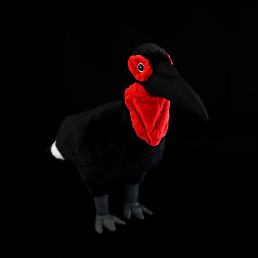 Peluche Pájaro Secretario Rojo - Juguete Realista de Ave Terrestre - Image 8