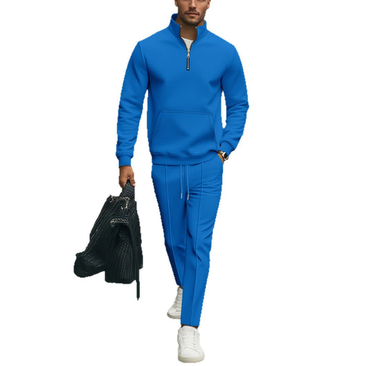 Conjunto Deportivo con Capucha y Cremallera: Sudadera y Pantalón Texturizado - Image 5