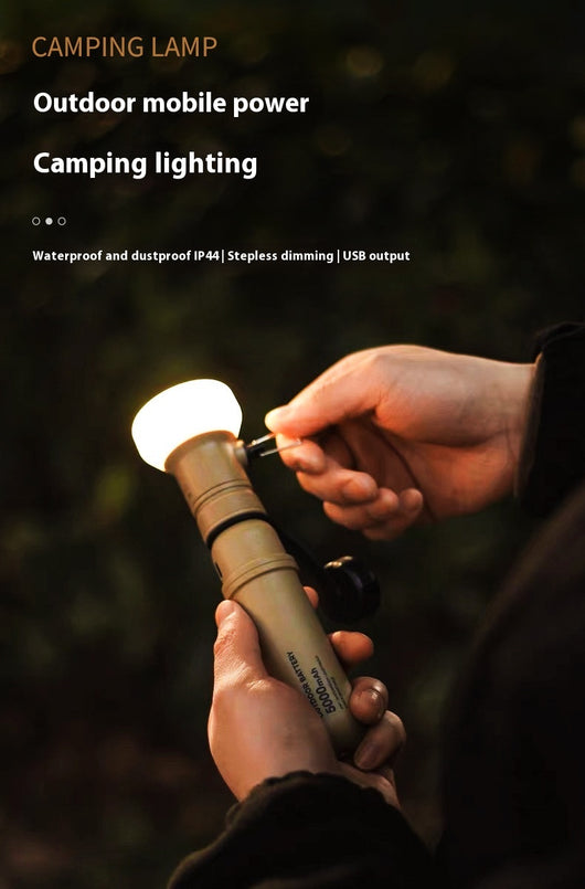 Lámpara LED Portátil para Camping - Iluminación Atmosférica Recargable - Image 9