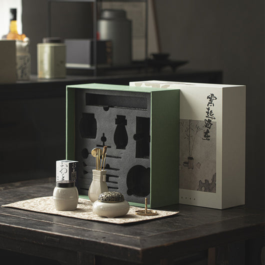 Quemador de Incienso Estilo Chino en Cobre Puro con Caja de Regalo - Juego Completo para Ceremonia del Té - Image 2