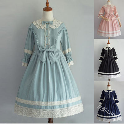 Vestido de Fiesta con Lazos de Encaje