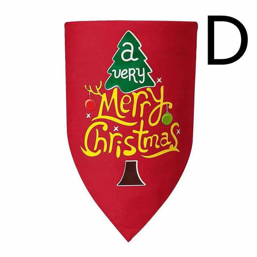 Pañuelo Triangular Navideño para Perros de Doble Capa - Image 7