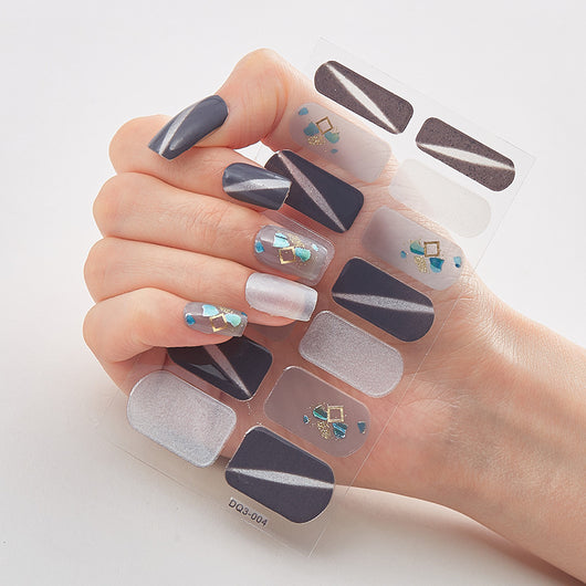 Stickers de Uñas Dorados Personalizados para Mujeres - Image 4
