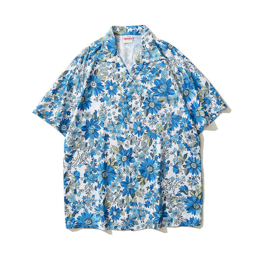 Camisa Clásica Retro Americana con Pajarita Cubana para Hombre - Image 5