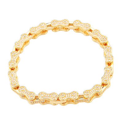 Pulsera Cadena Cubana Hip Hop Circón para Hombre y Mujer - Image 5