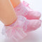 Calcetines de Danza para Niñas con Encaje y Moño Adorable
