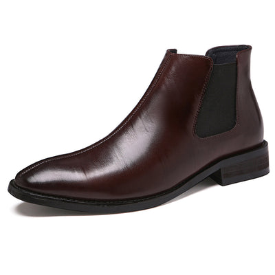 Botas Martin Puntiagudas de Cuero para Hombre - Estilo Británico Premium - Image 7