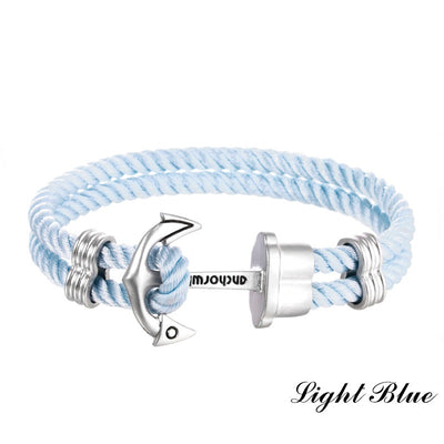 Pulsera de Ancla para Parejas - Cuerda Ajustable con Estilo Moderno - Image 3