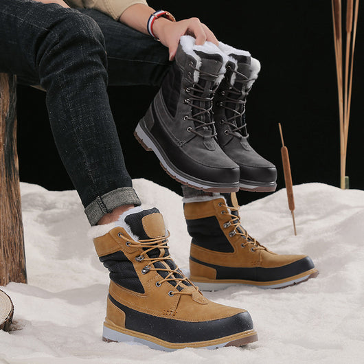 Botas Impermeables de Terciopelo Cálido con Suela Antideslizante - Image 10