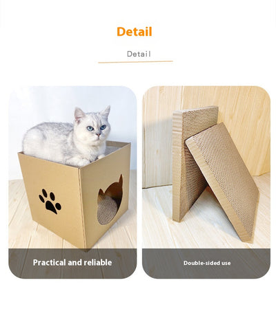 Rascador Vertical para Gatos con Cartón Corrugado Resistente - Image 11
