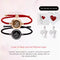 Vibrating Sensor Bracelet For Long-distance Relationships NewMilanese rope Negro and Rojo
