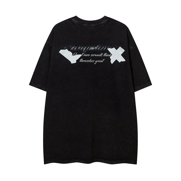 Camiseta Estampada Cartoon Depressivo Masculina