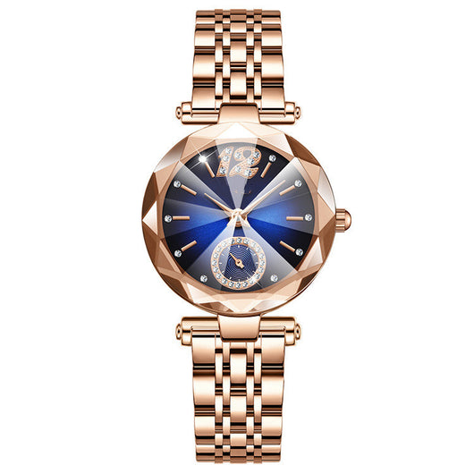 Reloj de Mujer con Esfera de Diamante y Degradado de Cristal - Image 10