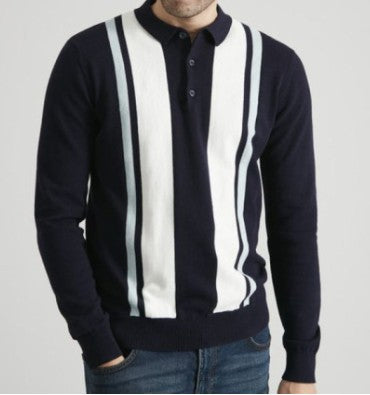 Camisa Retro de Manga Larga con Estampado Casual - Image 4