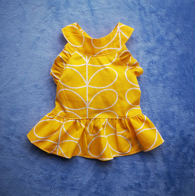 Vestido de Algodón para Mascotas con Estampado Cartoon - Primavera - Image 13