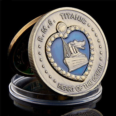 Moneda Conmemorativa Corazón del Océano Titanic - Image 11
