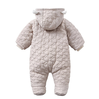 Mameluco Bebé con Capucha Orejas Terciopelo Love - Image 15