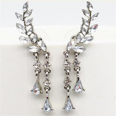 Aretes de Moda Hoja con Borla - Diseño Tendencia - Image 9