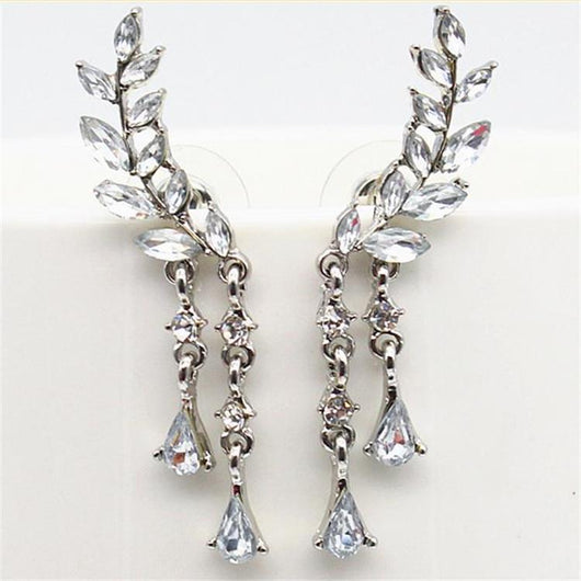 Aretes de Moda Hoja con Borla - Diseño Tendencia - Image 9