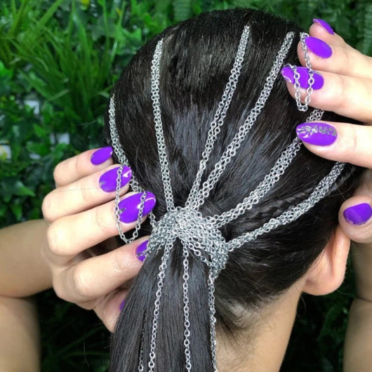 Cadena de Accesorio Trenzado Étnico para Cabello - Image 3