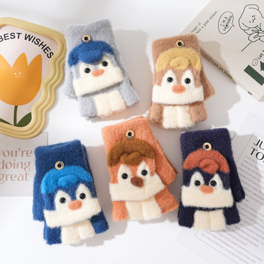 Guantes Deportivos Invierno con Dedos Abatibles para Niño - Image 8