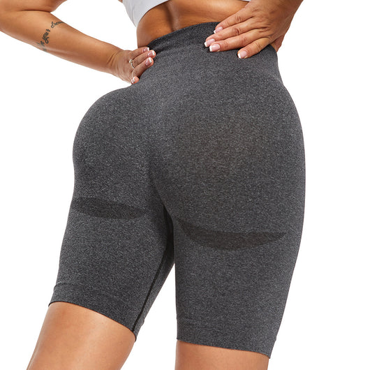 Shorts Deportivos Cintura Alta sin Costuras con Diseño Sonrisa - Image 5