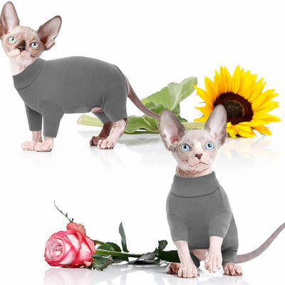 Suéter Cuello Alto para Gatos Sphynx - Ropa Térmica Suave para Gatos sin Pelo - Image 5