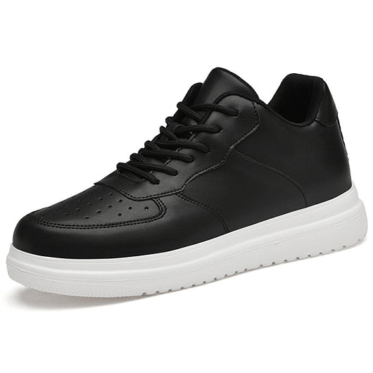 Tenis Blancos Bajos Estilo Coreano para Hombre - Image 8