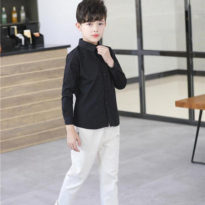 Playera Infantil Clásica Blanco y Negro para Niños y Niñas - Image 6