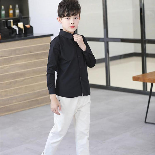 Playera Infantil Clásica Blanco y Negro para Niños y Niñas - Image 6