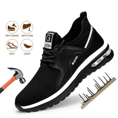 Zapatos de Seguridad Laboral Four Seasons - Protección Antiaplastamiento y Antipunzante con Amortiguación de Aire - Image 11