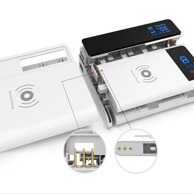 Cargador Inalámbrico Portátil 3 en 1 - Carga Rápida QC 3.0 y Qi 10W - Image 9
