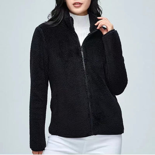 Cardigan Deportivo de Forro Polar para Mujer con Cierre de Cremallera - Image 3