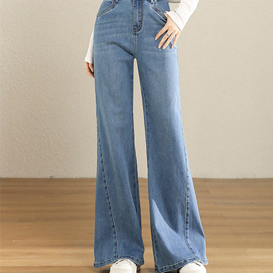 Jeans Cintura Alta Acampanados con Diseño Artístico para Mujer
