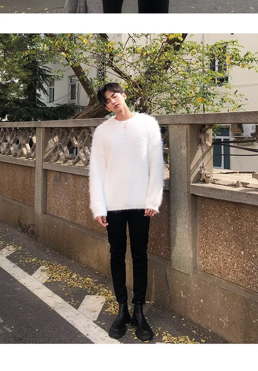 Suéter Holgado de Punto para Hombre - Abrigo Casual Otoño Invierno - Image 9