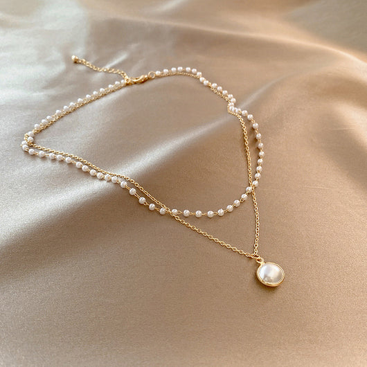 Collar de Perlas Doble Capa para Verano - Cadena de Clavícula Moda INS - Image 10