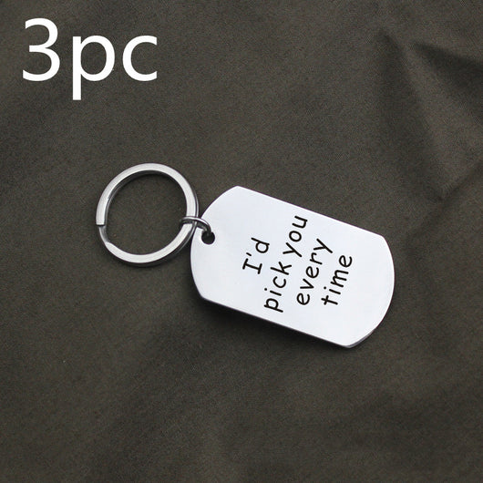 Llavero de Acero Titanio Inoxidable Personalizable - Regalo Navideño Premium - Image 7
