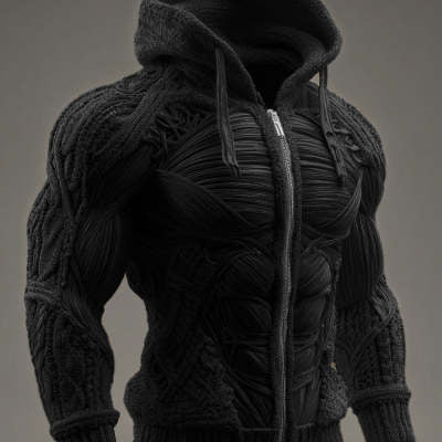 Sudadera con Cierre Estampada para Hombre - Image 5
