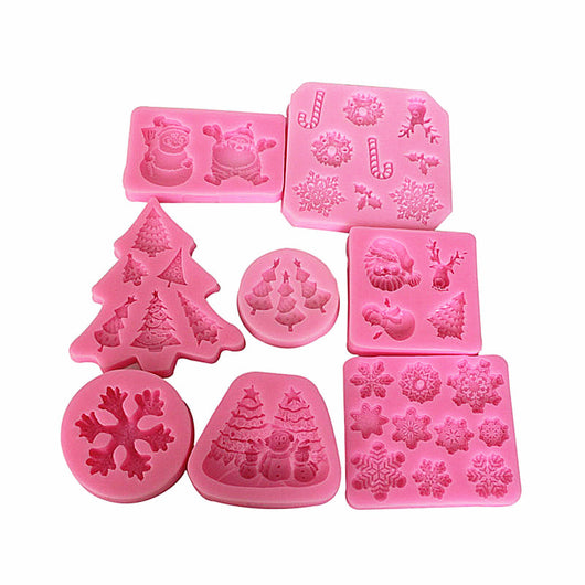 Kit Herramientas Fondant Copo de Nieve para Decorar Pasteles - Image 7