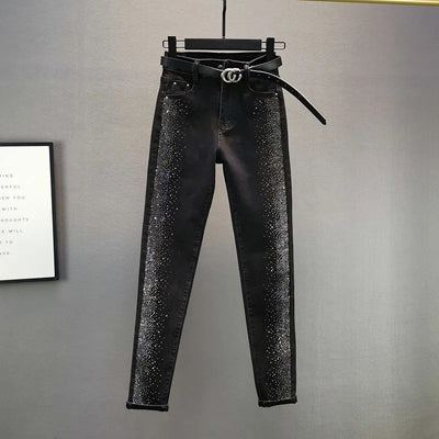 Pantalón Lápiz Talle Alto Reductivo de Algodón Elástico - Image 13