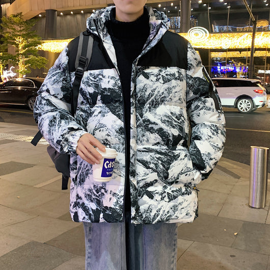 Chaqueta de Invierno Camuflada con Capucha para Hombre - Image 2
