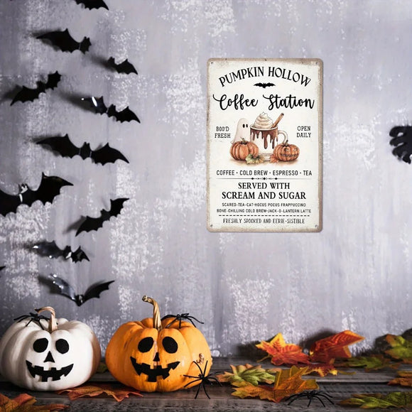 Cuadro Decorativo Guía de Postres de Halloween