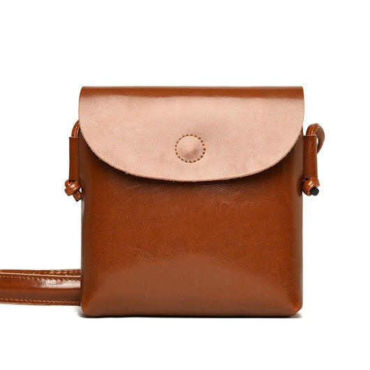 Bolso Mensajero de Cuero Suave para Mujer - Estilo Contemporáneo - Image 4