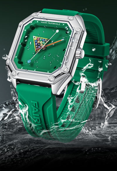 Reloj de Cuarzo Personalizado para Hombre con Diseño Temático de Billar - Image 11
