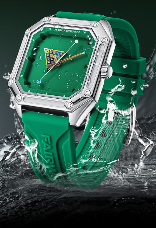 Reloj de Cuarzo Personalizado para Hombre con Diseño Temático de Billar - Image 11